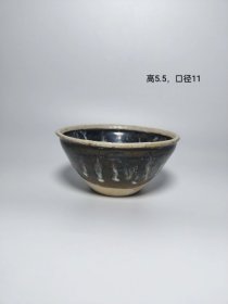 旧藏，宋代吉州窑窑变釉茶盏