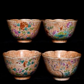 《精品放漏》道光木纹釉杯——清代瓷器收藏