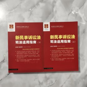 新民事诉讼法理解与适用丛书 新民事诉讼法司法适用指南