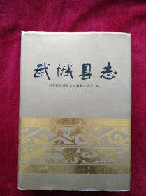 【架6】武城县志 内文有笔迹划线 看好图片下单 书品如图