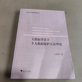 大数据背景下个人数据保护立法理论 服务业与服务贸易论丛