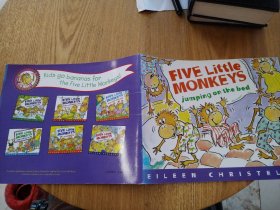 外文原版 Five Little Monkeys Jumping on the Bed