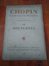 CHOPIN COMPLETE WORKS Ⅶ肖邦全集 卷7