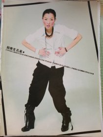 郑秀文南拳妈妈16开正反面彩页一张