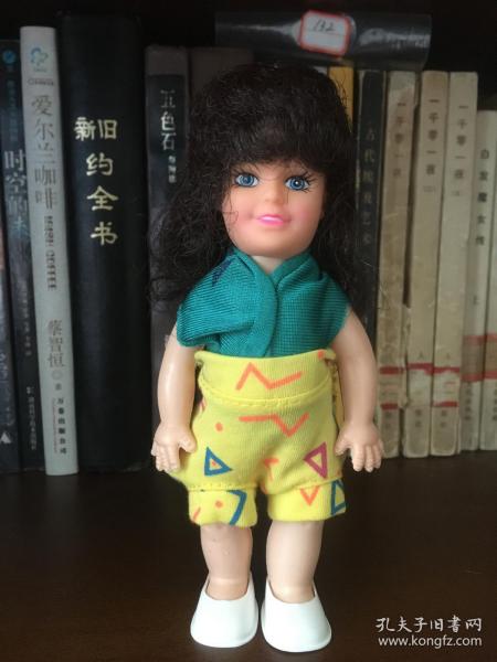 编号132号库存怀旧穿衣胶皮娃娃 库存品