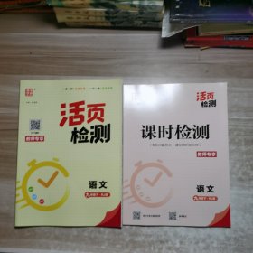 2024通成学典活页检测：语文 九年级下册【含副本/及参考答案如图】教师用书