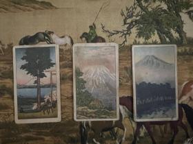 富士山香烟洋画 民国时期洋画