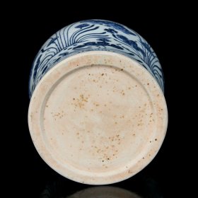 明青花鱼藻纹梅瓶 34/25厘米