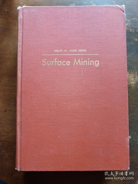 Surface Mining 【露天采矿学】【目录见图】