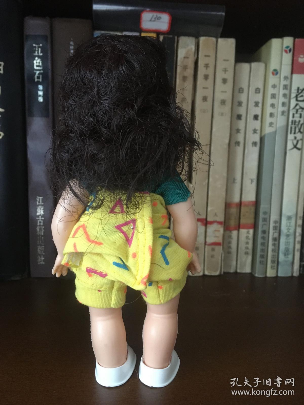 编号130号库存怀旧穿衣胶皮娃娃 库存品 神态各异 无一相同