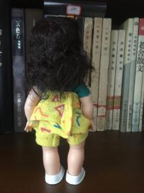 编号130号库存怀旧穿衣胶皮娃娃 库存品 神态各异 无一相同