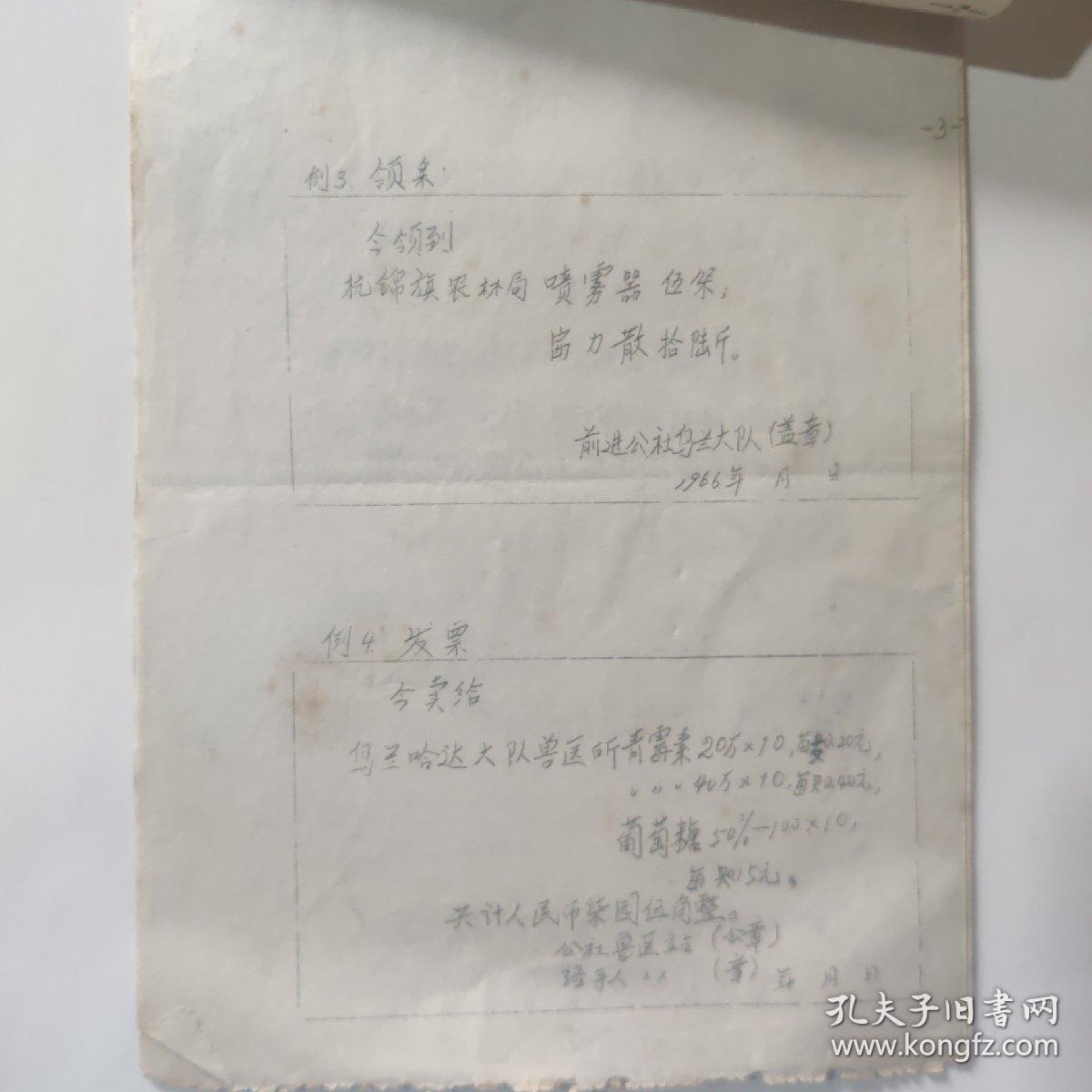 油印本应用文