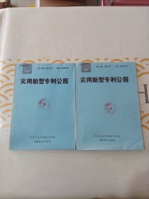 实用新型专利公报 <馆书> 1996年第12卷<第45号下册，笫51号下册＞ 共计2本合售