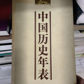 中国历史年表