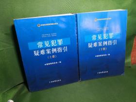 常见犯罪疑难案例指引（套装上下册）/法律适用案例精通本系列