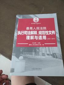 执行理论与实务丛书：最高人民法院司法解释、规范性文件理解与适用（2010-2013）