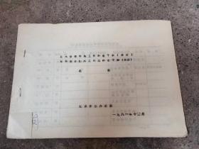 1981年编，沁水县老纸品