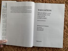 现货 估值评估 Valuation + DCF Model Download: Measuring and Managing the Value of Companies 英文原版 价值评估：公司价值的衡量与管理