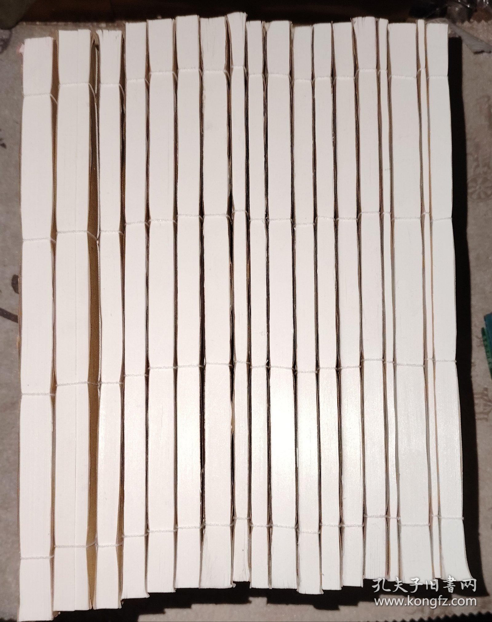 线装 施氏宗谱 2-16卷 18册 自然旧瑕疵如图所示内页干净无破损涂画