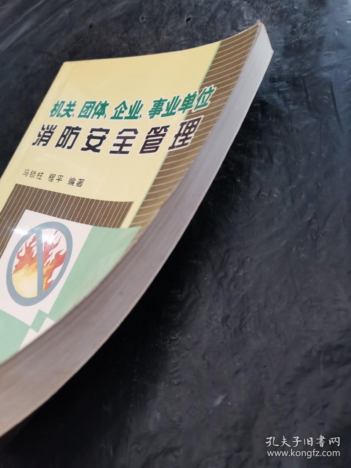 机关、团体、企业、事业单位消防安全管理