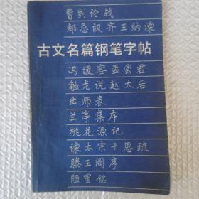 古文名篇钢笔字帖