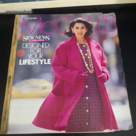 MCCALL'S中文服装杂志加纸样袋五个（4177 6232 6284 6788 7305）不包有缺失