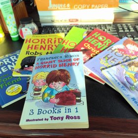 Horrid Henry's Haunted House (Main Readers) 淘气包亨利故事书-闹鬼屋 ，9本书包邮