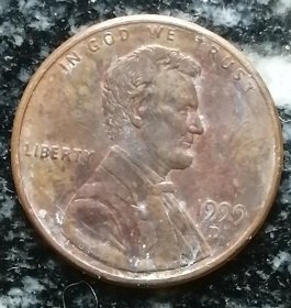 美国硬币 美元1分1美分 1999年