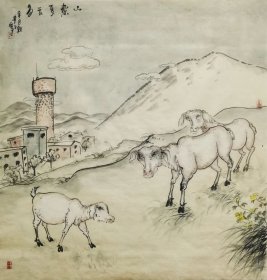 保真书画，展览作品】 杨贵玉 68X68cm 中国美术家协会会员，中国工笔画学会会员，文化和旅游部，徐悲鸿画院特聘画家沧州市美术家协会副主席、秘书长