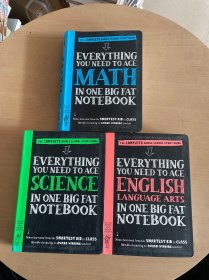 【预订】Everything You Need to Ace English Language Arts in One Big Fat Notebook: The Complete Middle School Study Guide（三本合售）