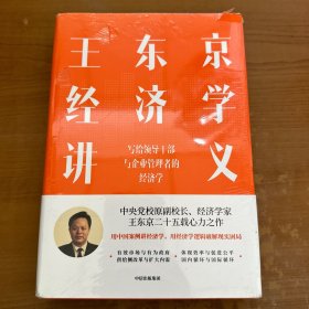 王东京经济学讲义 写给领导干部与企业管理者的经济学