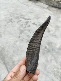 清代老羊角挂件民俗老物件