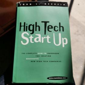 High tech startup high tech start up 精装 英文原版