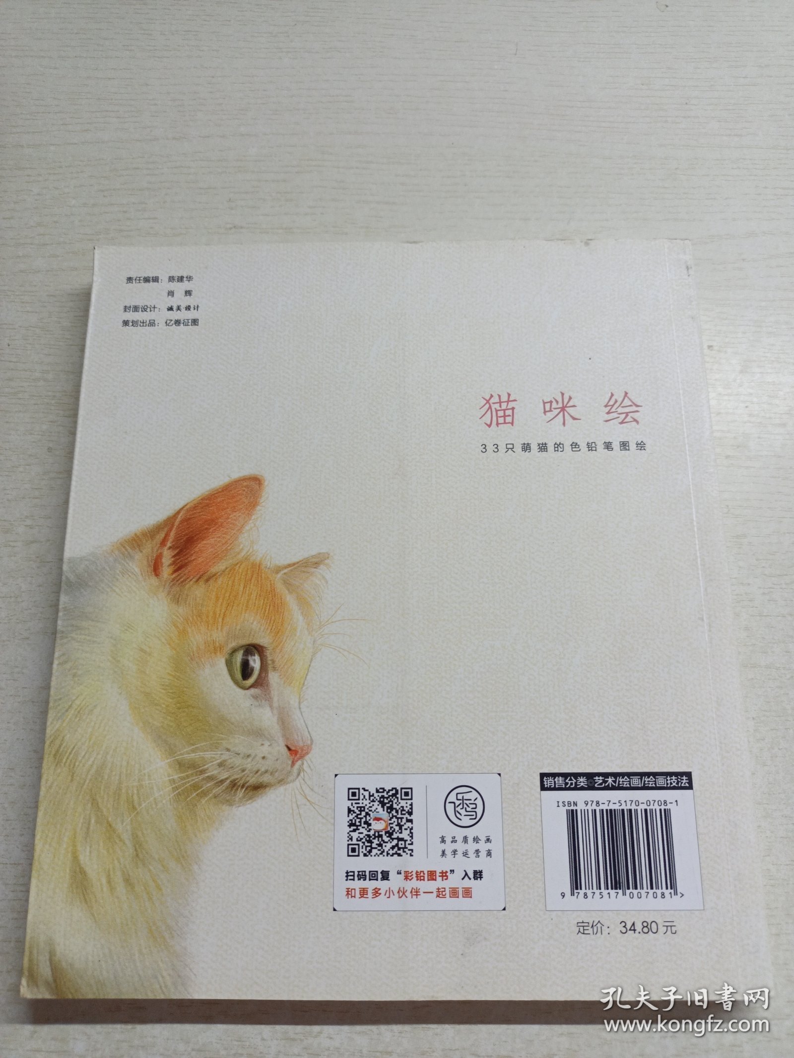 猫咪绘：33只萌猫的色铅笔图绘