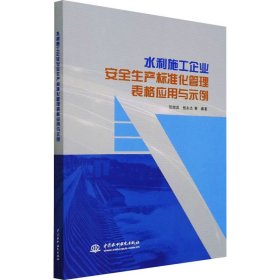 水利施工企业安全生产标准化管理表格应用与示例【正版新书】