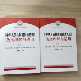 中华人民共和国民法总则 条文理解与适用（套装上下册）