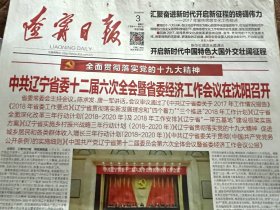 辽宁日报  2018年1月3日 (全新包邮)