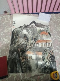 杨勇国画一副，保真出售，中美协会员，江苏省国画院特聘画家。