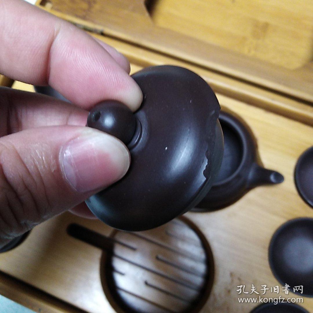 当代紫砂界扛鼎人物一一季益顺大师 紫砂壶(1壶+6杯)