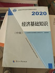 经济师中级2020 经济基础知识（中级）2020 中国人事出版社