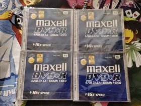 maxell 全新未拆4盒合售