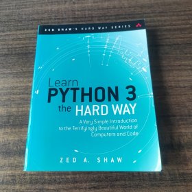 Learn PYTHON 3 the HARD WSY