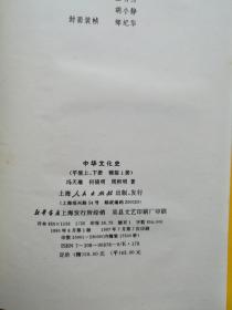 中华文化史 (冯天瑜等著，精装一厚册)实物拍摄多图
