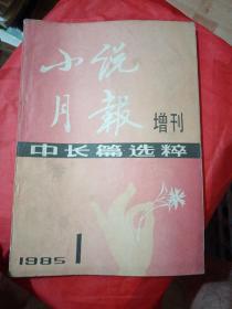 小说月报    增刊中长篇选粹   1985/1