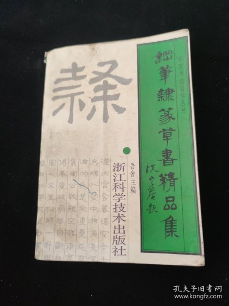 钢笔隶篆草书精品集——钢笔书法自学丛书