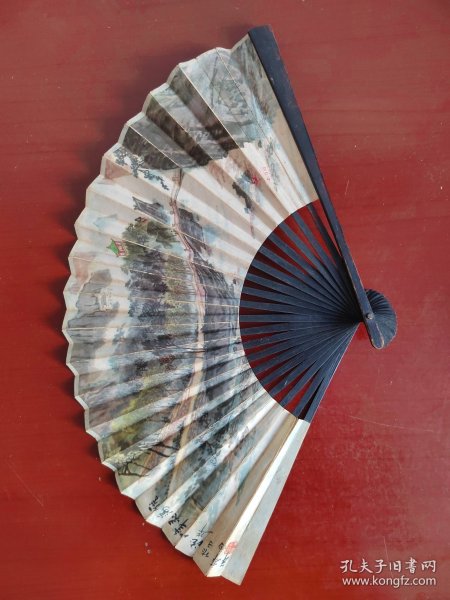 80年代，雁荡山旅游折扇。