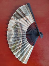 80年代,雁荡山旅游折扇。