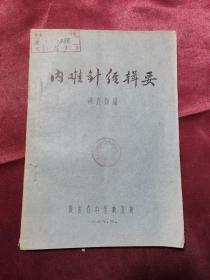 内难针灸辑要（1976年全一册）油印本