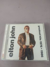 CD：Elton John: hreatest hits 1976·1986 一张碟片盒装、歌词
