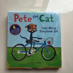 英文原版 Pete the Cat Take-Along 6 Book 皮特猫6册故事英文原版绘本图画书 含贴纸与配对游 儿童绘本